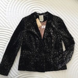 Anthropologie Lumi Velvet blazer by Elevenses